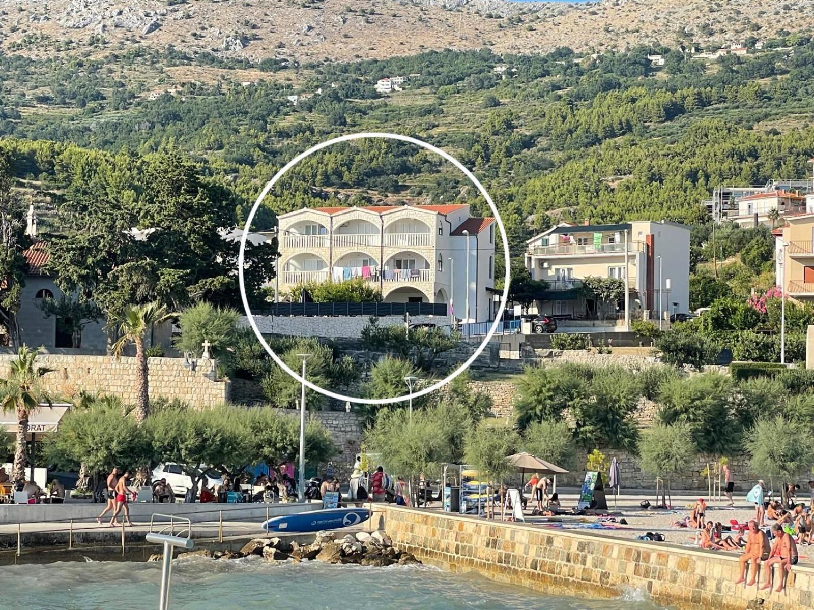Unforgettable Sea View Apartments Bakota Podstrana Bagian luar foto